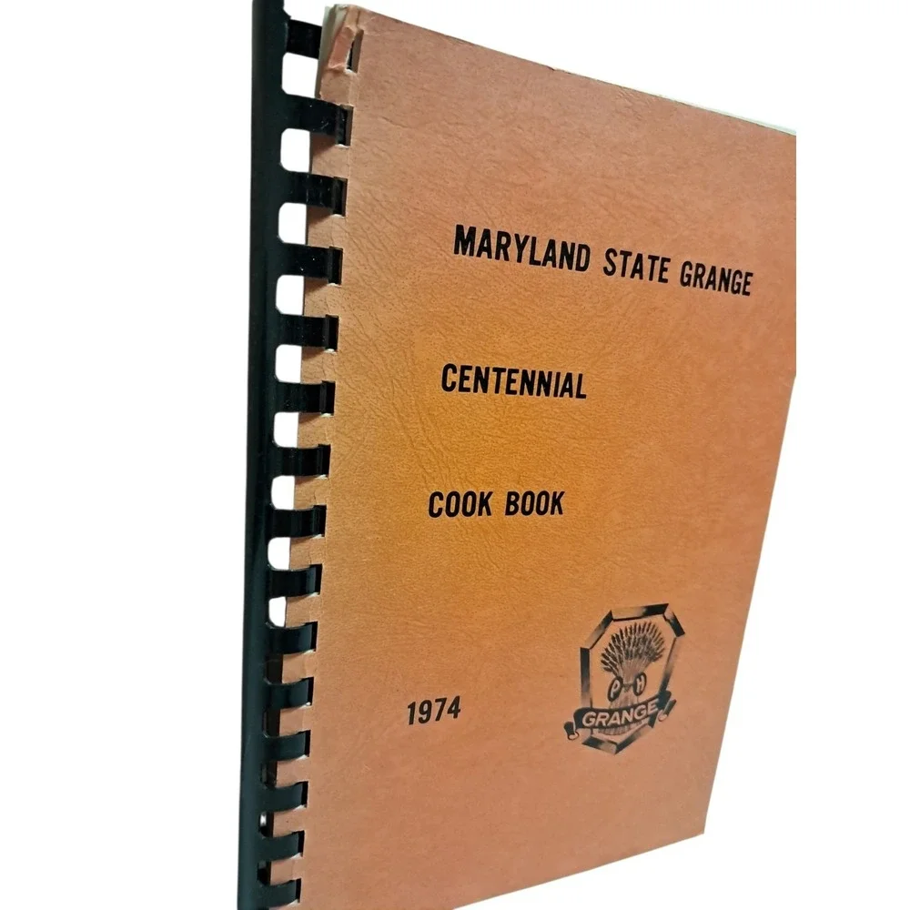 1974 Maryland State Grange Centennial Cookbook